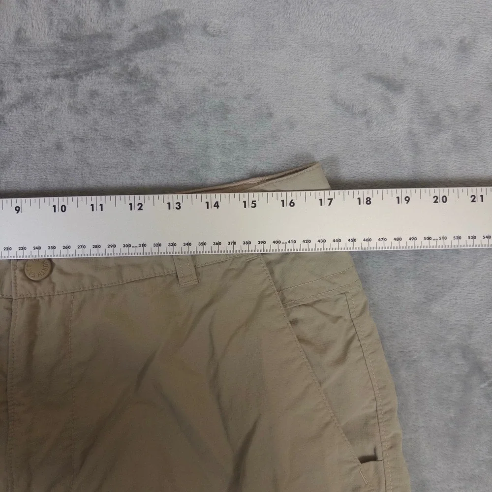 The North Face Shorts Mens 34 Tan Khaki Hiking Outdoor Nylon Cargo Casual